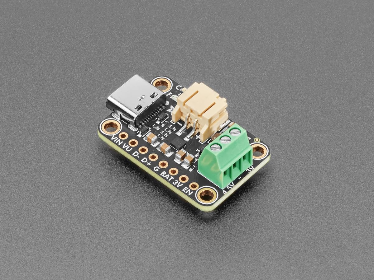 Adafruit bq25185 USB/DC/Solar Ladeschaltung mit 3.3V Wandler, 6092