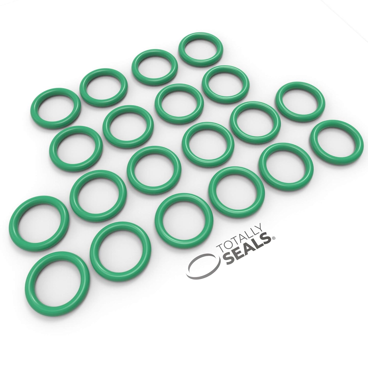 Totally Seals® 20mm x 3mm (26mm OD) Green FKM (Viton™) Metric ORings