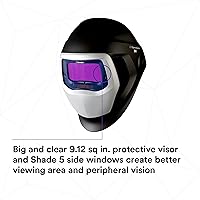 Vista 7 de 3M Speedglas Welding Helmet 9100 06-0100-20SW, with Auto Darkening Lens ADF 9100X