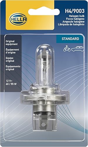 HELLA Bombilla halógena estándar H4SB, 12 V, 6555 W
