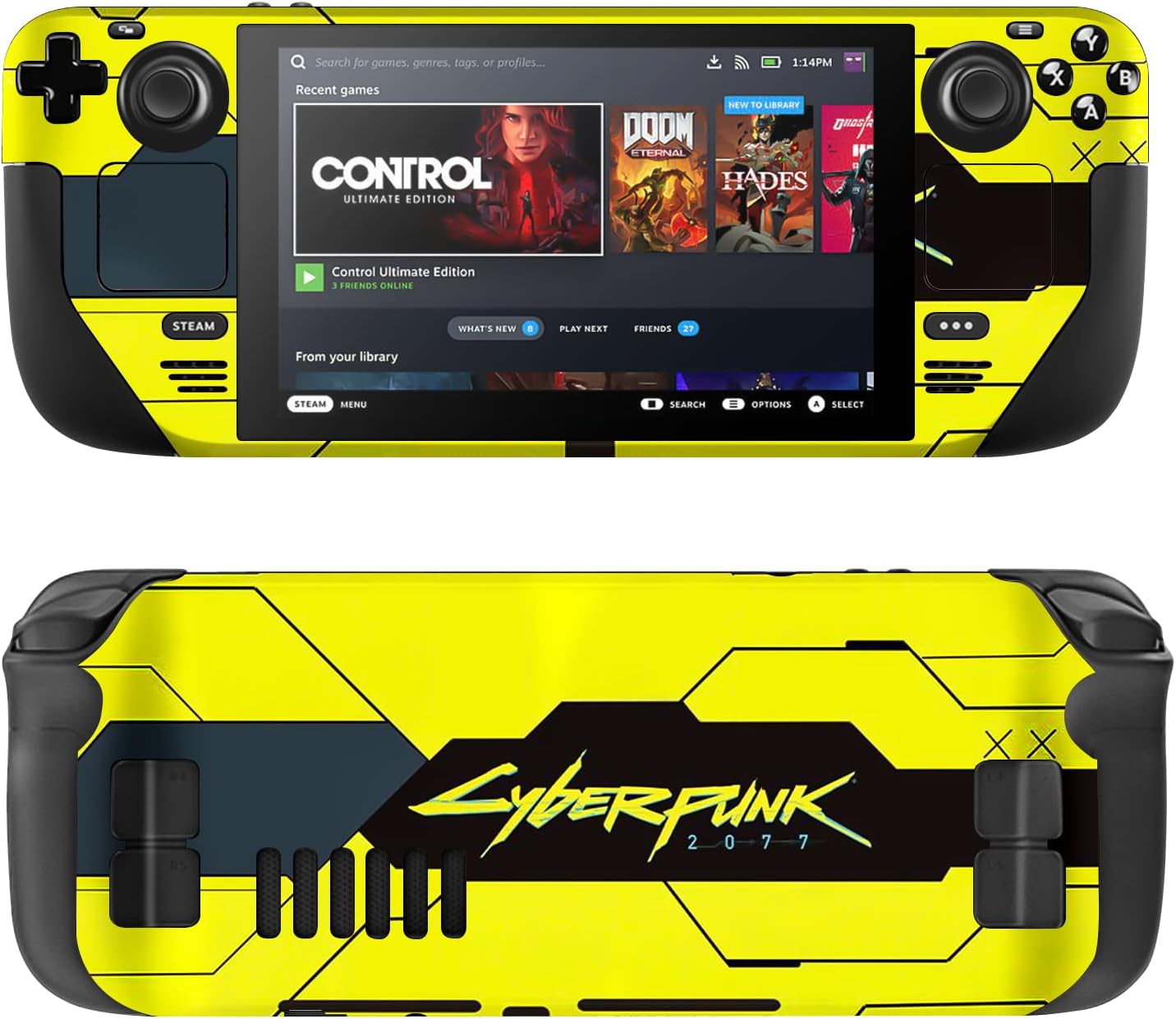 DLseego Protective Skin Decal for Steam Deck, Steam Deck Accessories