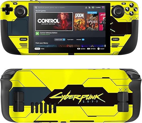 DLseego Calcomanía de vinilo punk para cubierta de vapor resistente a las huellas dactilares resistente a los arañazos cubierta de dibujos animados