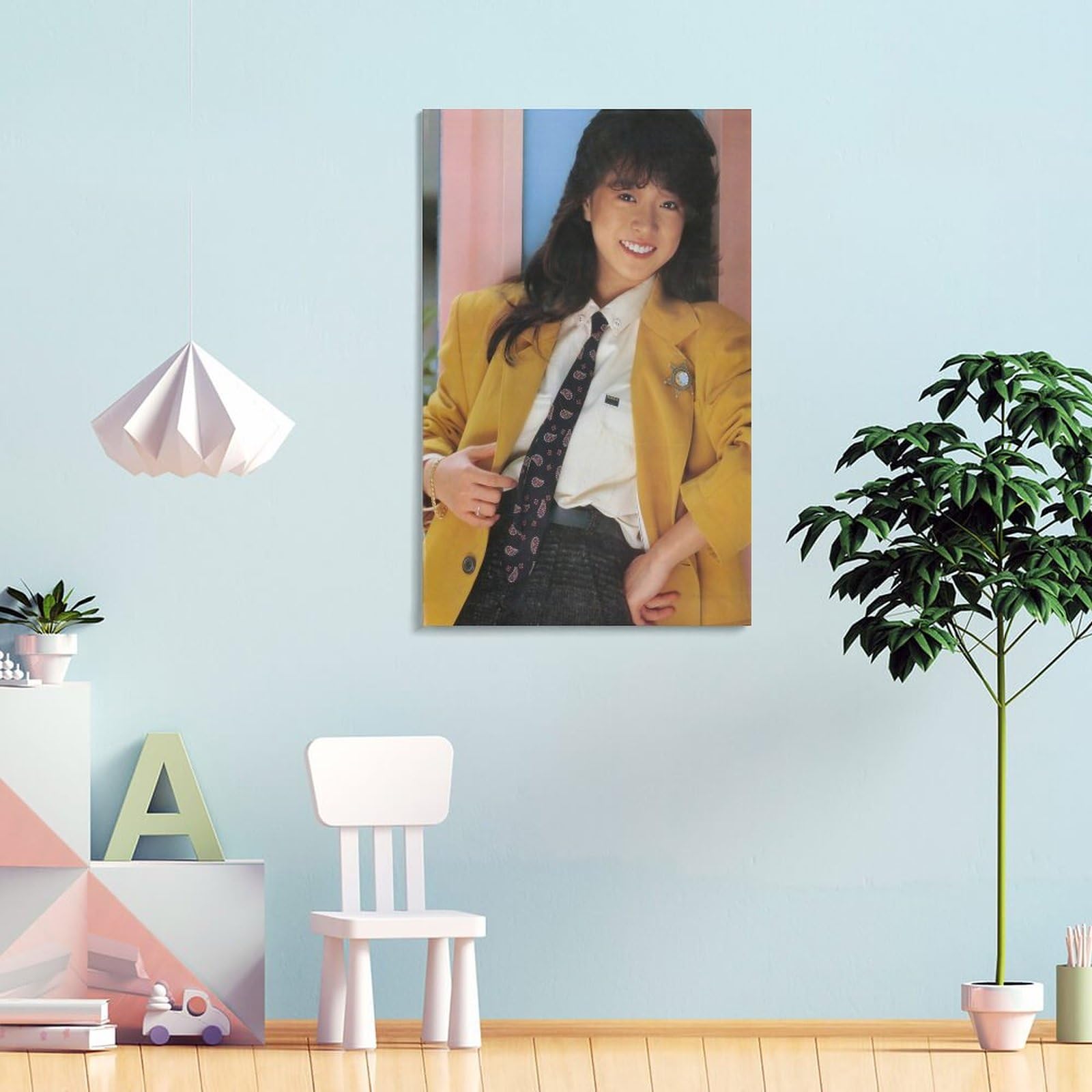 中森明菜 ポスターパネル 中森明菜 パネルポスター他 5点 店頭展示品 当時物 昭和レトロ