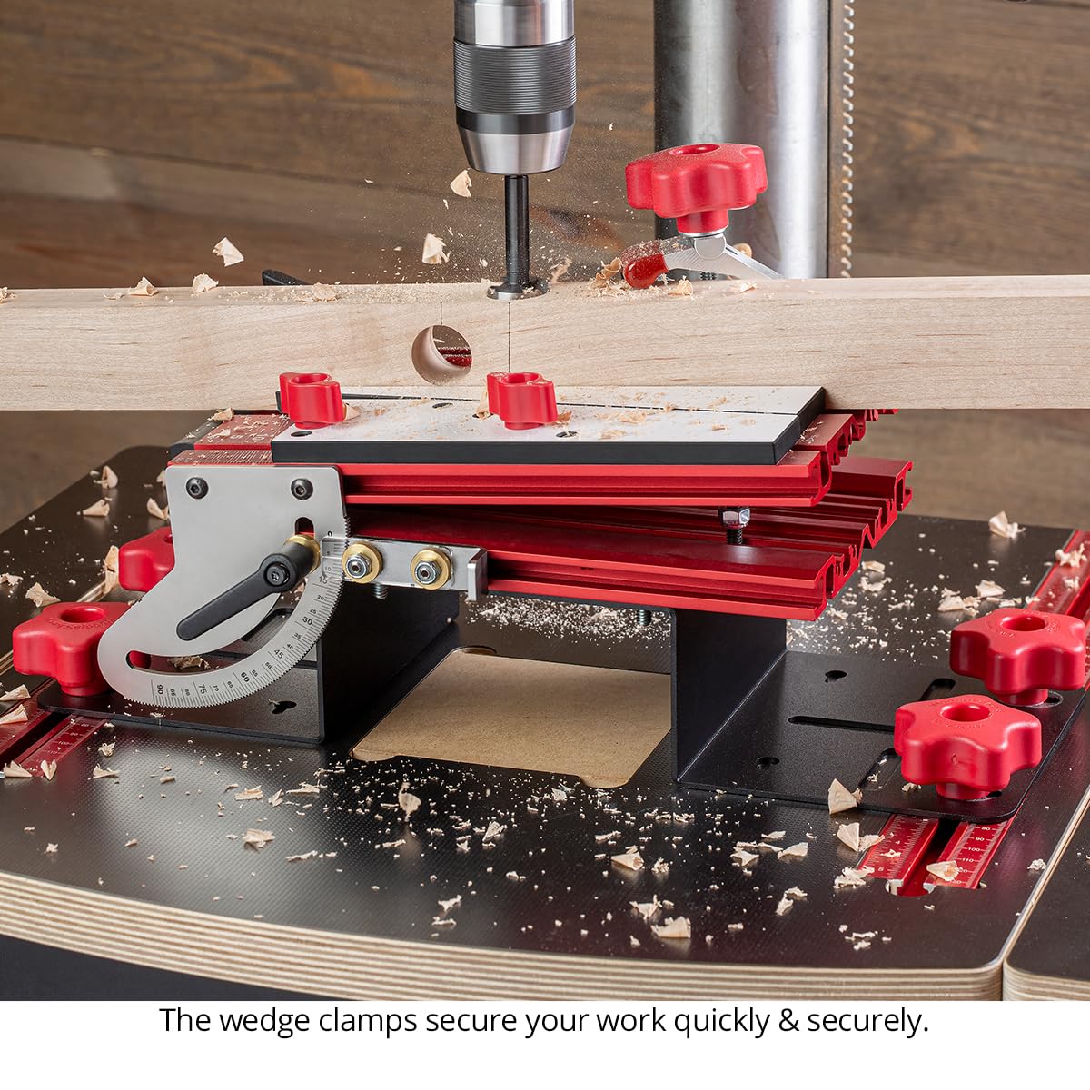 US120XD 検索 DAIWA ABU TRY-ANGLE ザウルス Woodpeckers DUAX Angle Drilling Guide, USA-Made Dual-Axis