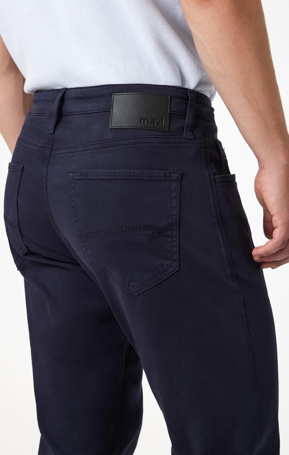 Mavi Matt Classic Men's Straight Leg Pants, Mid-Rise Relaxed Fit Pants for Men, Men's Work Pants