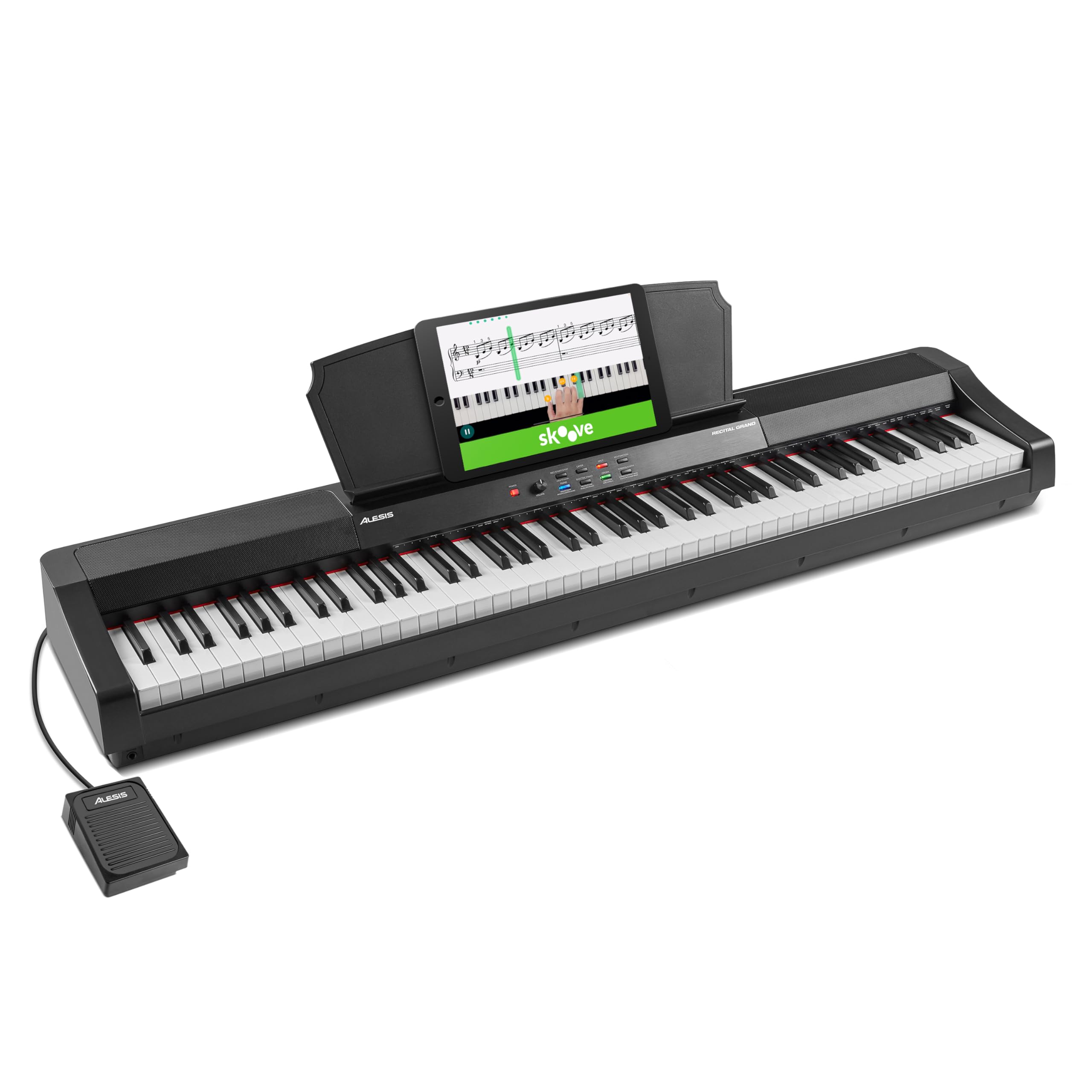 Alesis Recital Grand - 88 Keys Authentic Size Digital Piano with