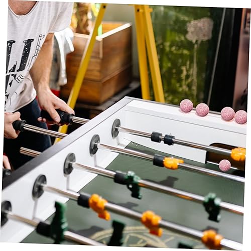 Miniatura 7 de BESPORTBLE 6 piezas de accesorios de futbolín, mini pelotas de fútbol, mini pelotas de fútbol para niños, mesa oficial de mesa de juego de futbolín,