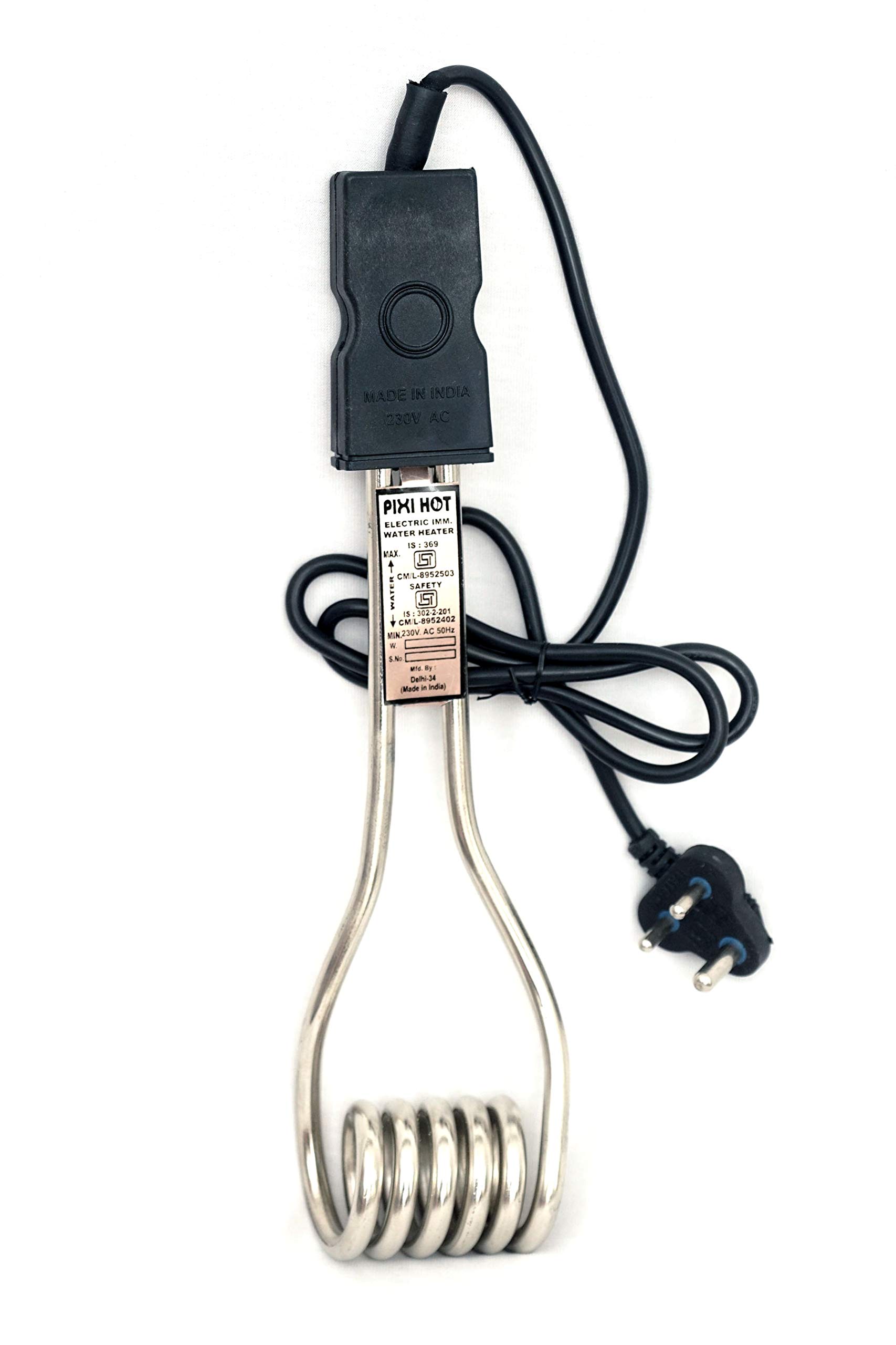 Buy GL ELECTRICALS Supreme Quality Standard Steel 1500W shockproof Immersion  Water Heater Rod - Silver Online at Low Prices in India - Amazon.in