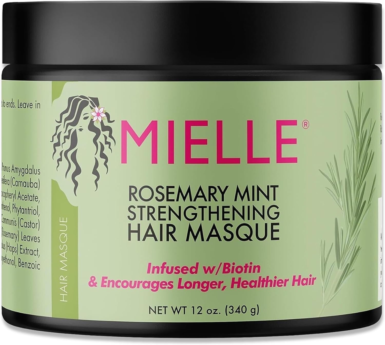 Rosemary Haarmasker, Deep Cleanse & Repair masker, rustgevend haarmasker voor beschadigd haar (A) Rosemary Haarmasker, Deep Cleanse & Repair masker, rustgevend haarmasker voor beschadigd haar (A)