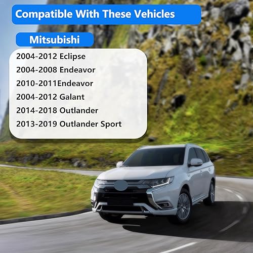 Miniatura 2 de Tapa de combustible de repuesto 1711A004, tapa de depósito de combustible compatible con Mitsubishi Eclipse 2004-2012 Eclipse 2004-2008 Endeavor y