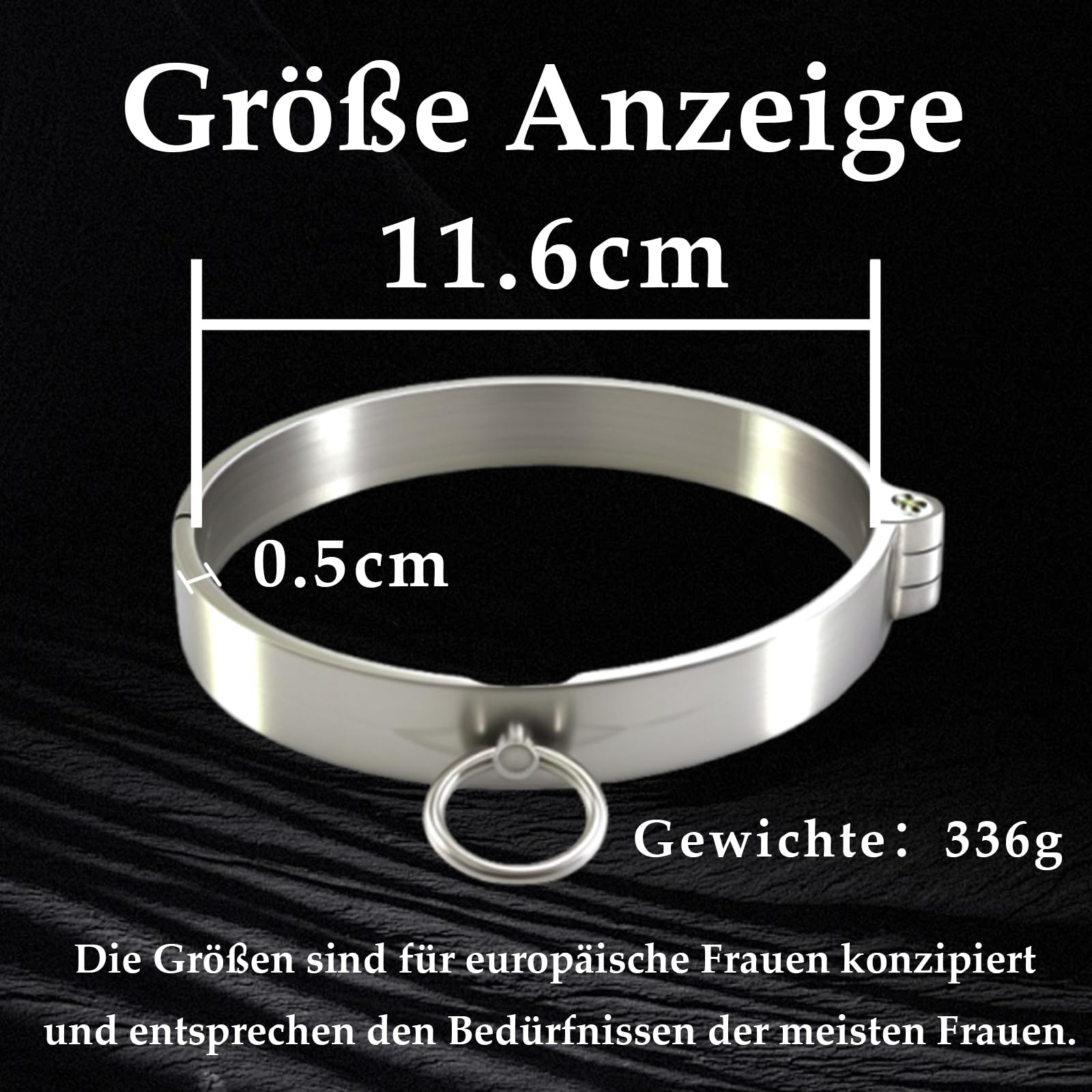 Collar para Damas para Sexo Bdsmsex Bdsm Restricciones Collar Fetiche Gargantilla Metal Cuello Restricción Esclavo Conjunto para Hombres Mujeres Bondage Sexo Collares Juguetes Sexuales Eróticos