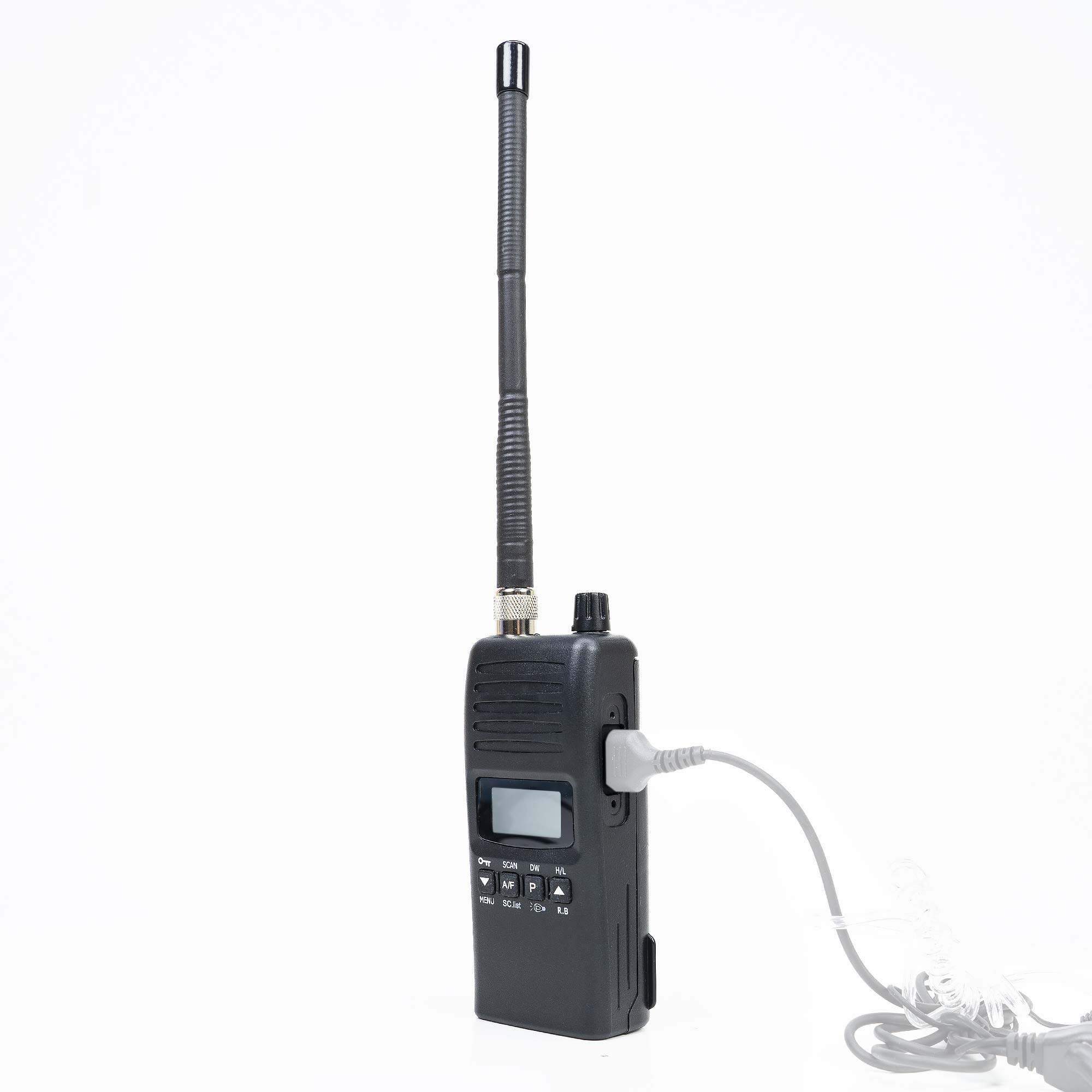 PNI Escort HP 72 Station de Radio Portable 4 W AM-FM ASQ Dual Watch Scan sans Batterie