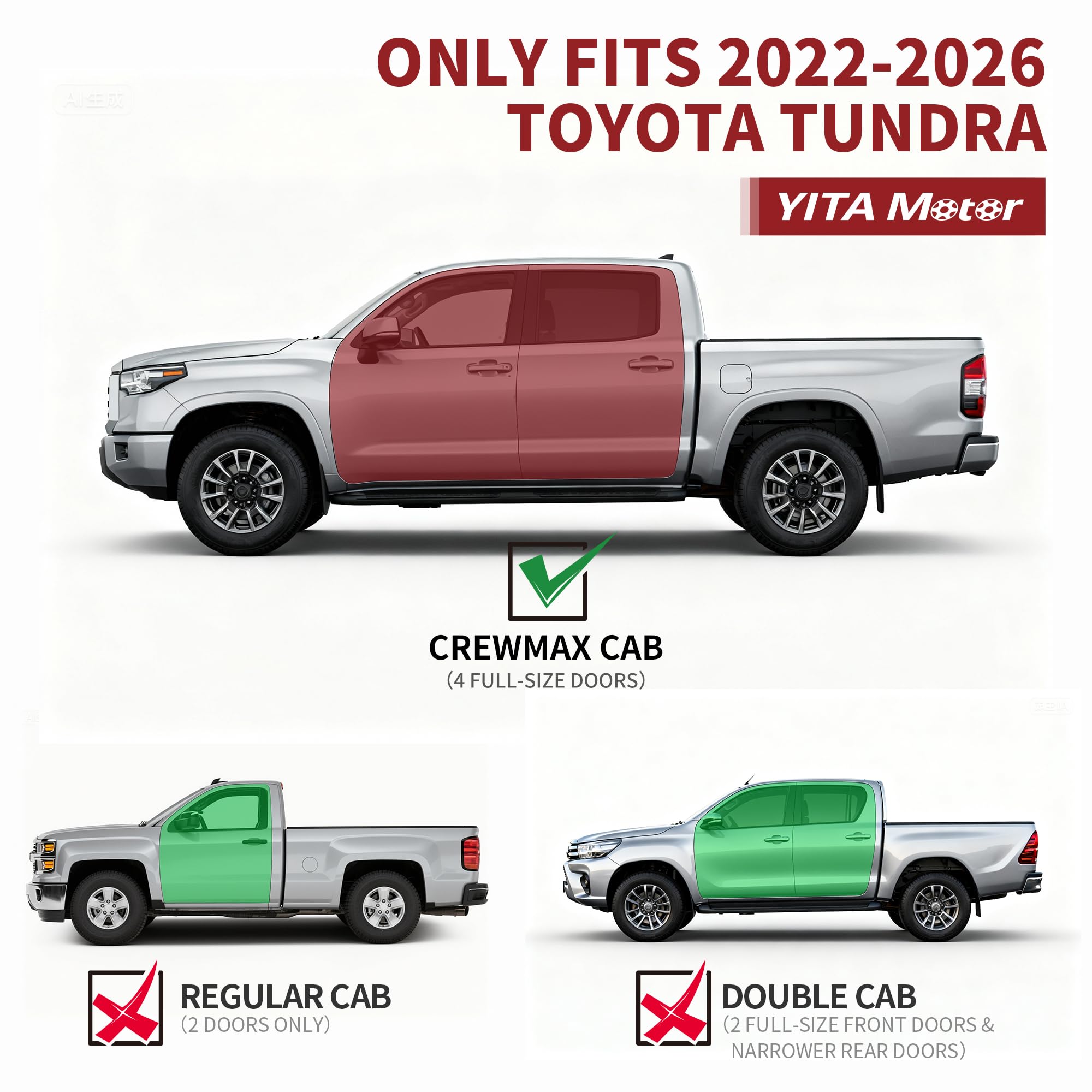 Amazon.com: YITAMOTOR Drop Running Boards Compatible with 2022