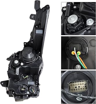 Headlight Headlamp Assembly Halogen Passenger Side Replacement for ATS 2013 2014 2015 2016 2017 2018 Replacement for 23236366 Right RH
