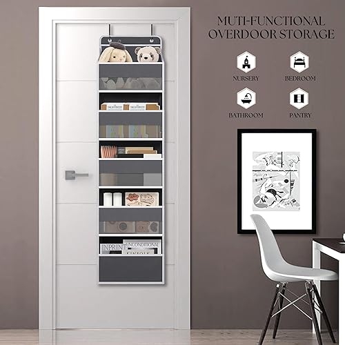 Miniatura 3 de Organizador resistente para colgar sobre la puerta, organizador grande para colgar en la pared, armario, baño, cuarto de bebé, dormitorio, juguetes,