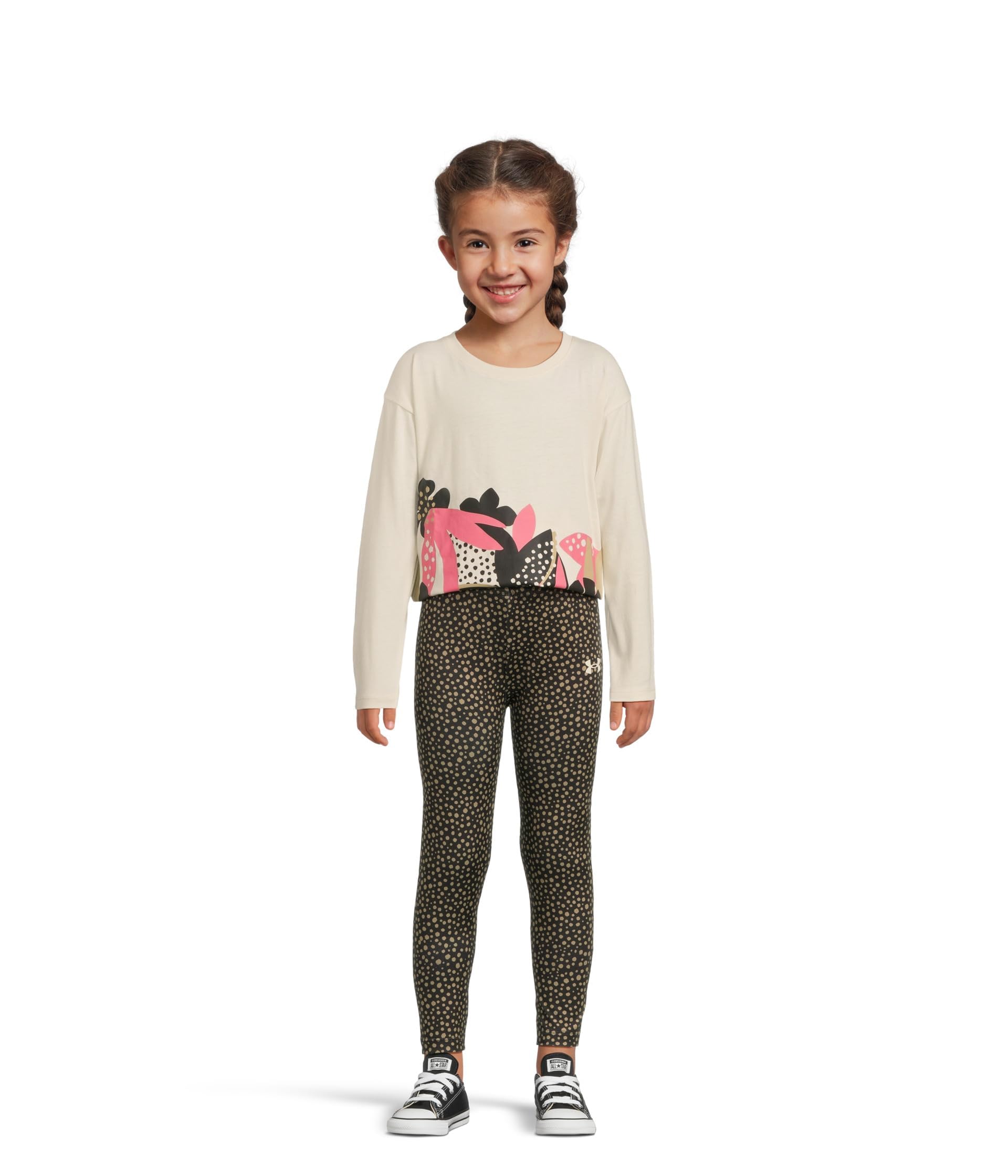 Under Armour Kids Printed LS Leggings Set (Little Kid)