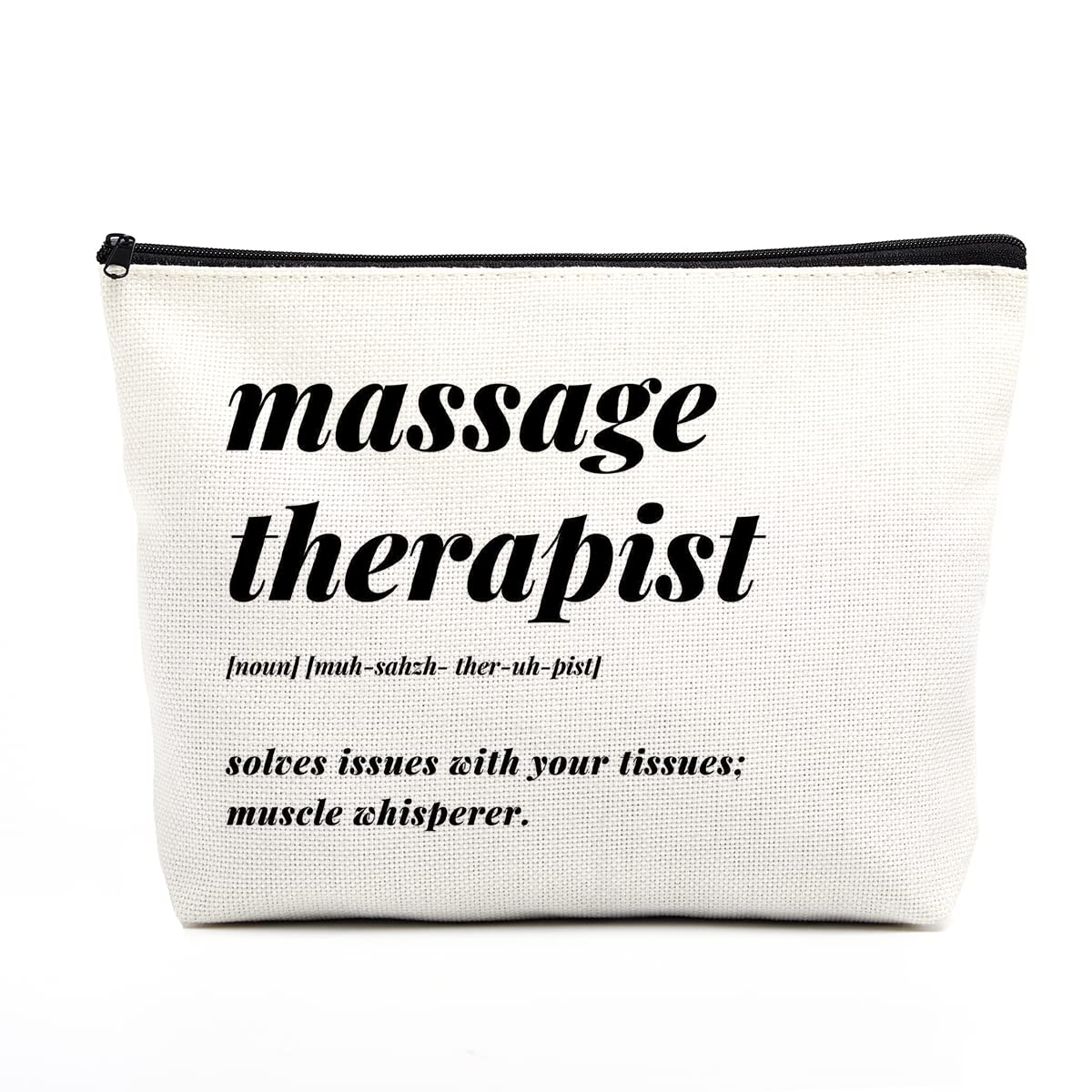 fkovcdy Therapist Gifts Massage Therapist Gifts for Women Physical Therapy Gifts Makeup Bag Birthday Christmas Thank You Gift for Her Female Massage