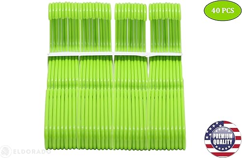 Miniatura 3 de Eldorado - Ganchos para ropa de adulto, de plástico, ideal para uso diario estándar, gancho para ropa como camisas, blusas, camisetas, vestidos,