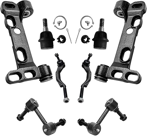 Miniatura 169 de Detroit Axle - Kit de suspensión delantera de 8 piezas para Toyota Sienna 2004-2010, brazos de control inferiores con rótulas interiores exteriores