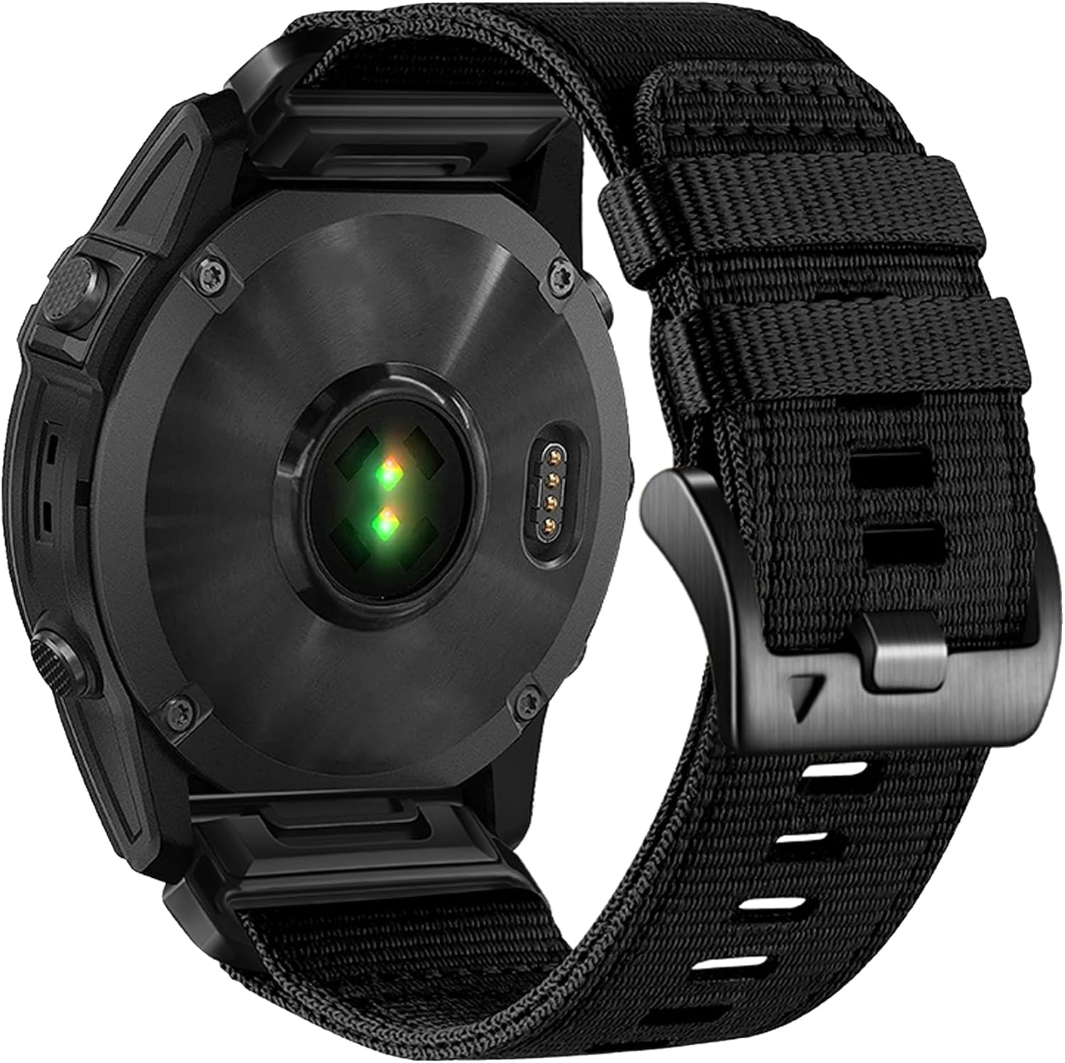 22mm / 26mm Replacement Rugged Nylon Watch Bands Compatible with Garmin Fenix 8/7X / 6X /5X/Forerunner/Approach/MARQ/quatix /D2 Series Connectors