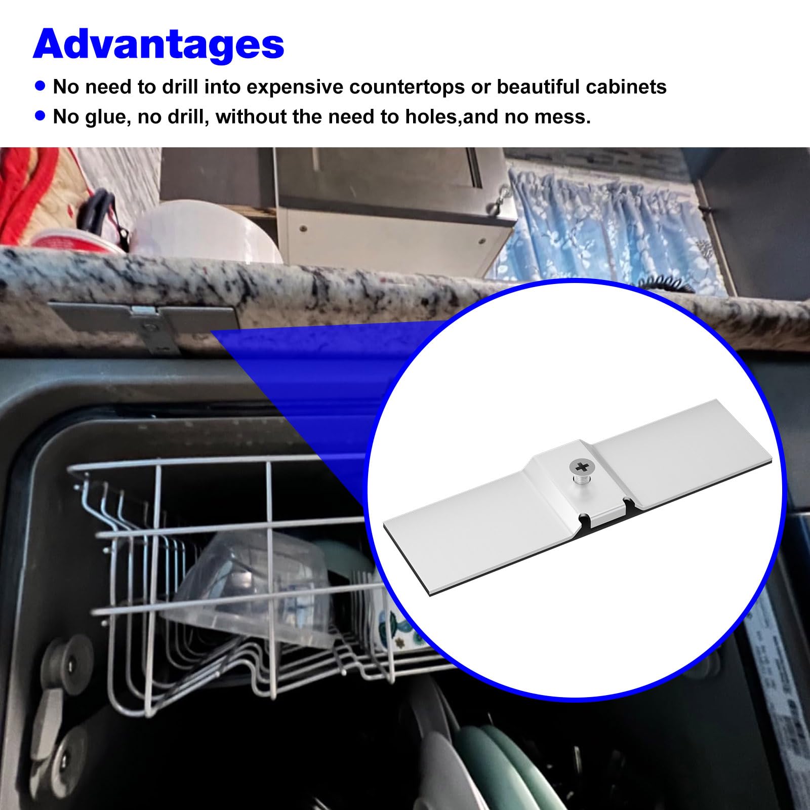 Dishwasher Mounting Brackets For Acrylic And Other Solid