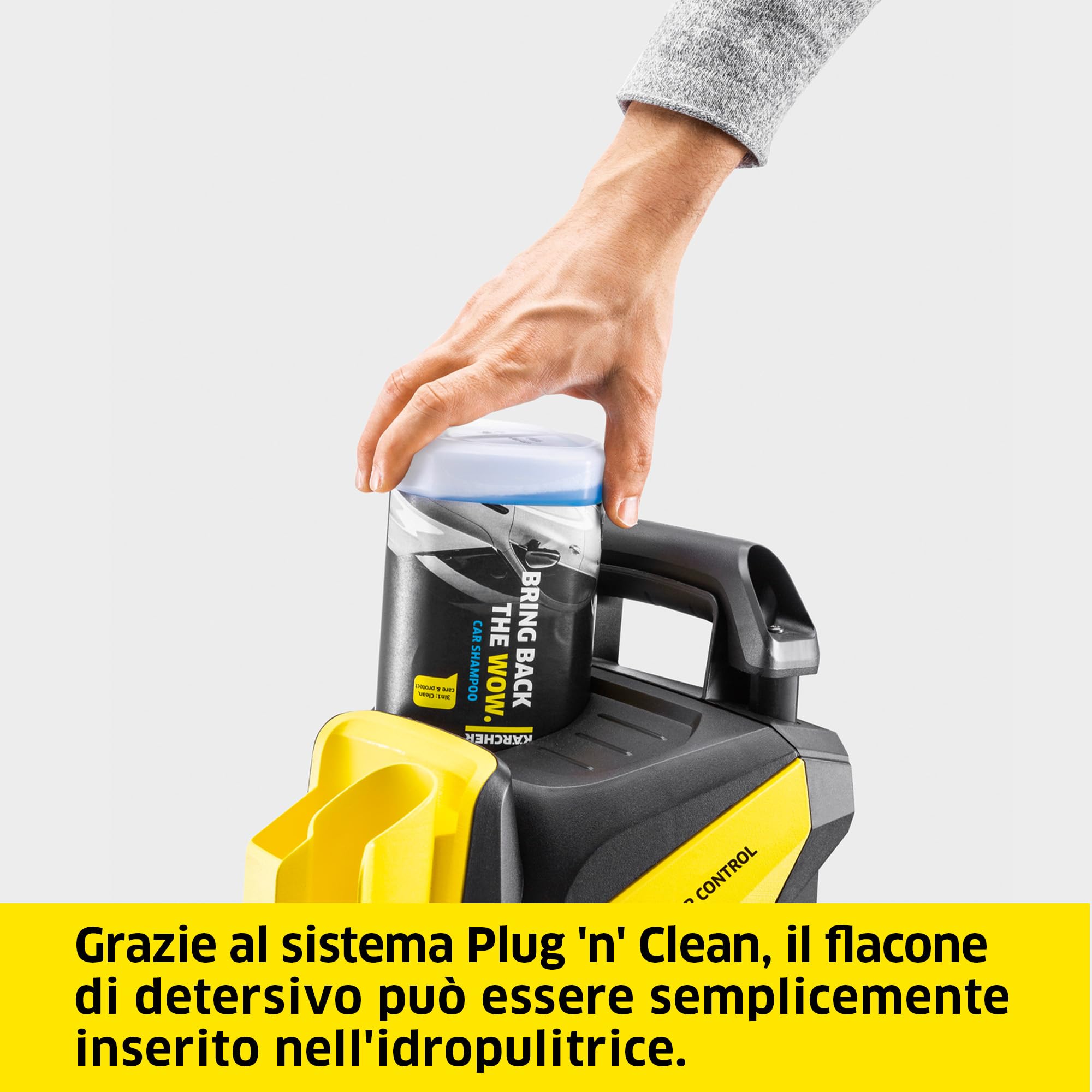 Kärcher Idropulitrice K 4 Power Control Flex Home, Pressione 130 bar, Portata 420 l/h, Area di Lavoro 30 m²/h, Incl. Pistola Alta Pressione, Ugello Rotante, Lancia, Lavasuperfici