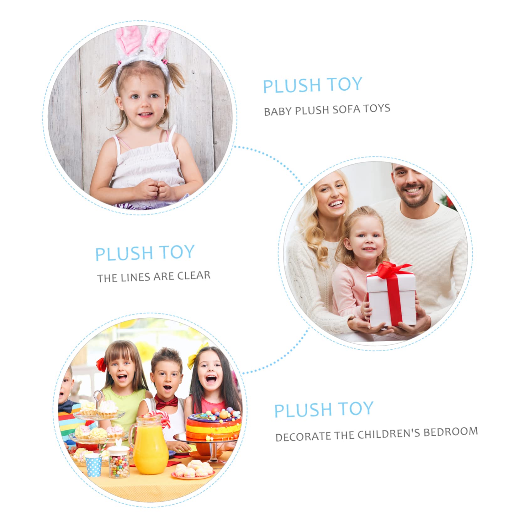 Toyvian 2pièces Doudou Musical pour Ours Apaisant avec Mobile Musical pour Sommeil Et Jeu Berceau