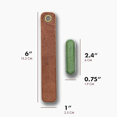 Miniatura 4 de Knafs - Compuesto de cuero Strop y Strop para afilar cuchillos de bolsillo