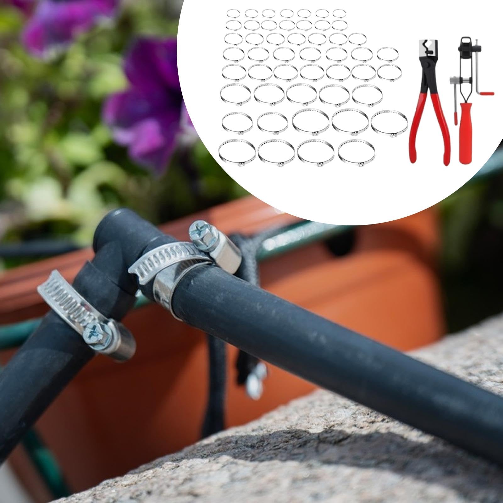 F Fityle Kit surtido de alicates para abrazaderas de manguera con abrazadera de acero inoxidable para juntas homocinéticas, compactos, resistentes y multiusos, Style B