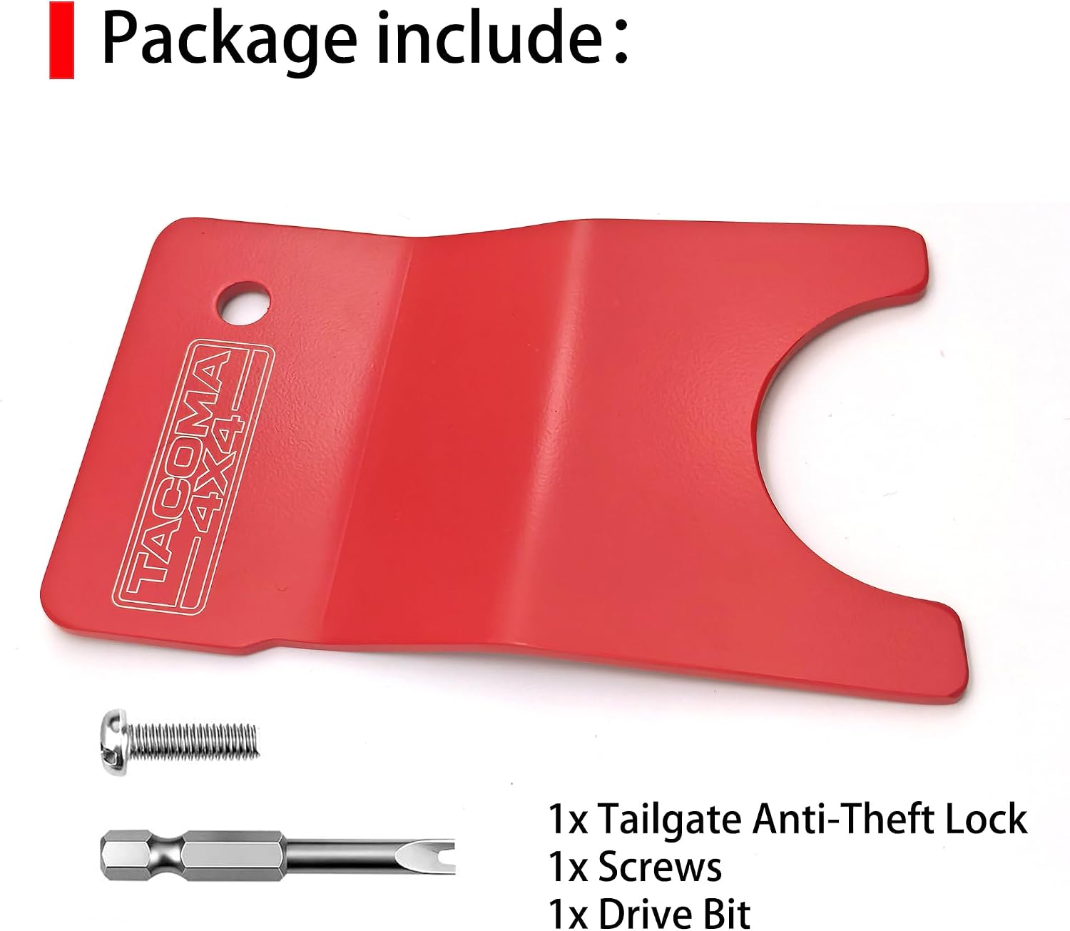 Only Fits for Toyota Tacoma 2024 2025 2026 Truck Tailgate Protector Lock (SR,SR5,TRD,PreRunner,TRD Sport,TRD Off-Road, Limited,Trailhunter,Overlanding,TRD Pro) Pickup Accessories
