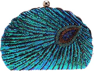 VALICLUD Bolsa De Festa Feminina 1 Pc Frisado E Lantejoulas Saco de Noite Mulheres Saco de M?o Elegante Saco para Festa Bolsa+de+festa+pavão