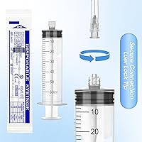 Vista 3 de Jeringa Luer Lock de 60 ml para Líquidos, Jeringa con Tapa, Paquete de 10 Unidades Envueltas Individualmente