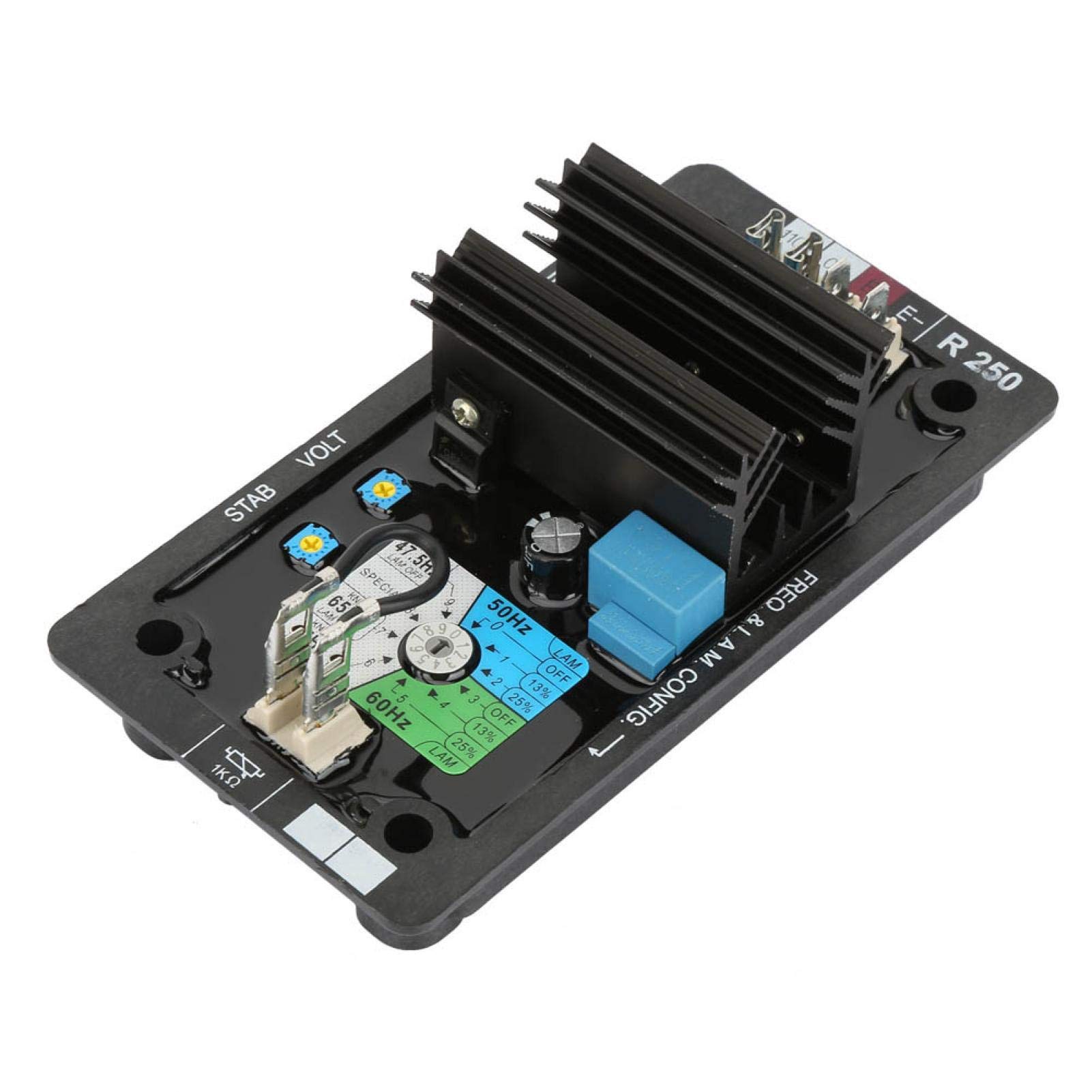 Spannungsregler R250 AVR Auto Spannungsregler Bürstenloses -Generierungssystem Set Zubehör