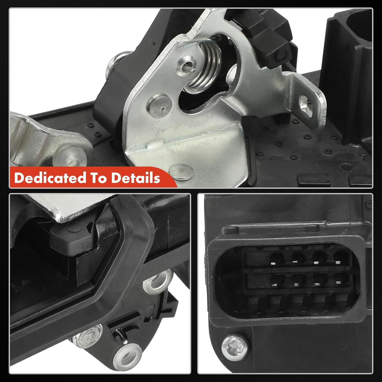 A-Premium Door Latch Lock Actuator Compatible with Hummer Vehicles - H2 2003-2007 Sport Utility, H2 2005-2007 Crew Cab Pickup - Front and Rear Side, 4-PC Set, Replace# 15254040, 15816392