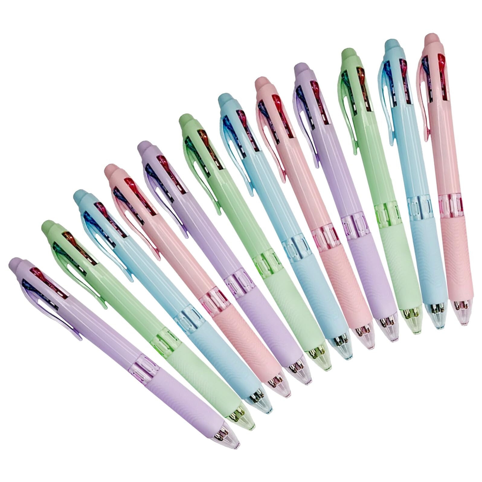 Bolígrafos para regalar WOONEKY: set de 12 unidades de bolígrafos multicolores 8