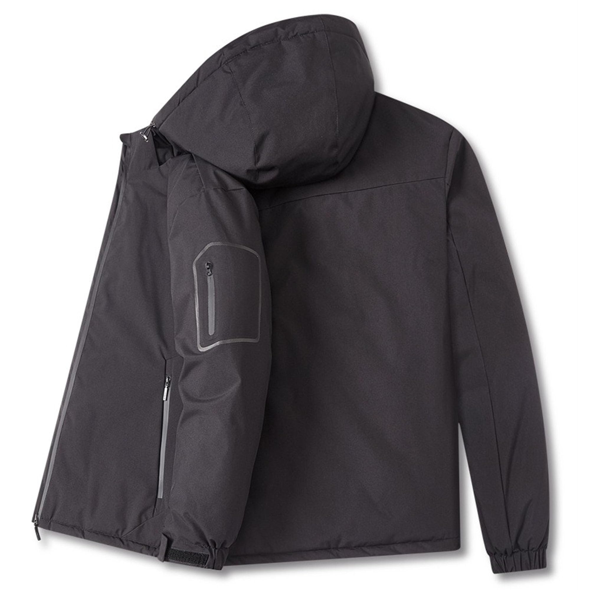 Uomo Stand Collar Baggy Imbottito Puffer Giacche Uomo Ispessito Isolato Puffer Jacket Uomo Inverno Giù Cappotti