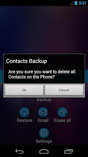 Contacts Backup and Restore