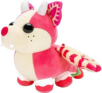Adopt Me! Collector Plush Strawberry Shortcake Bat Dragon - Series 5 - Legendary - Exclusive Virtual Item Code Included - Toys for Kids Featuring Your Favorite Pet, Ages 6