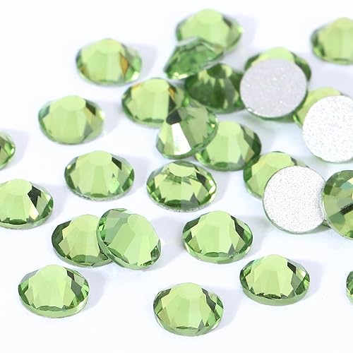 Miniatura 4 de Novani Diamantes de imitación de cristal, parte trasera plana, 288 diamantes de imitación de cristal para ropa, zapatos, manualidades, maquillaje,