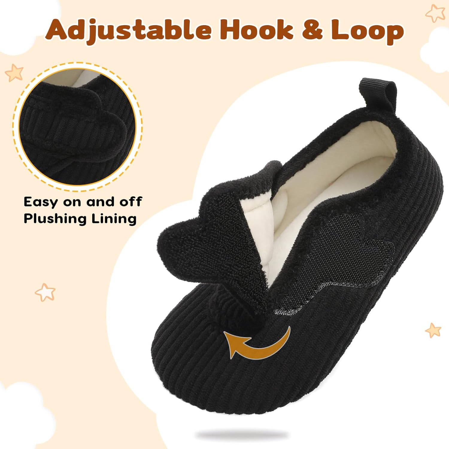 LeIsfIt Toddler Slippers Boys Girls House Shoes Soft Warm Kids House Slippers Slip on Cozy Bedroom Sock Shoes Non-slip Indoor Outdoor Slipper Shoe - Image 7