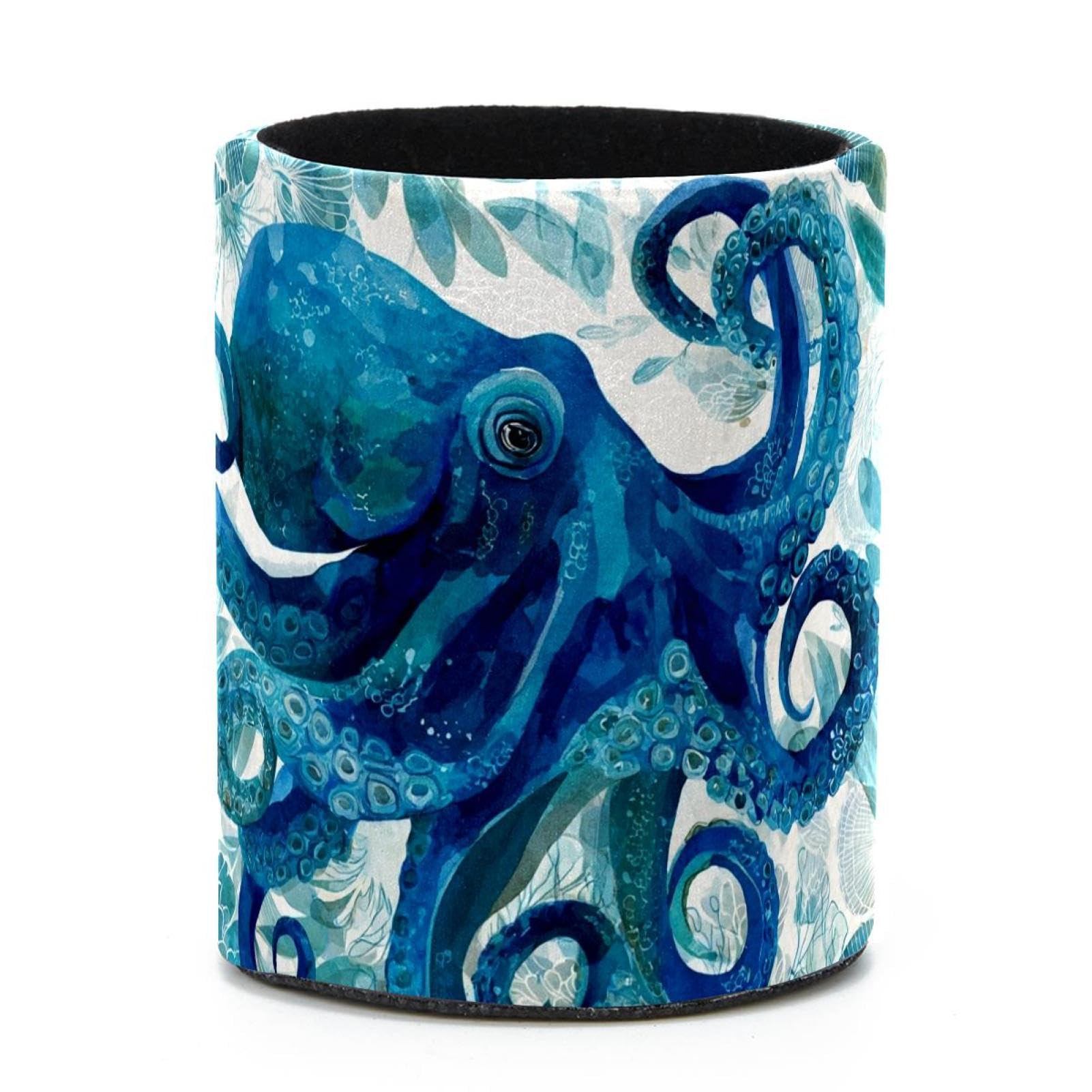 VAPOKF Round Pencil Holders for Desk, Octopus Pen Holders Pen Pot Makeup Brushes Storage Desktop Stationery Supplies Organiser for Home Office