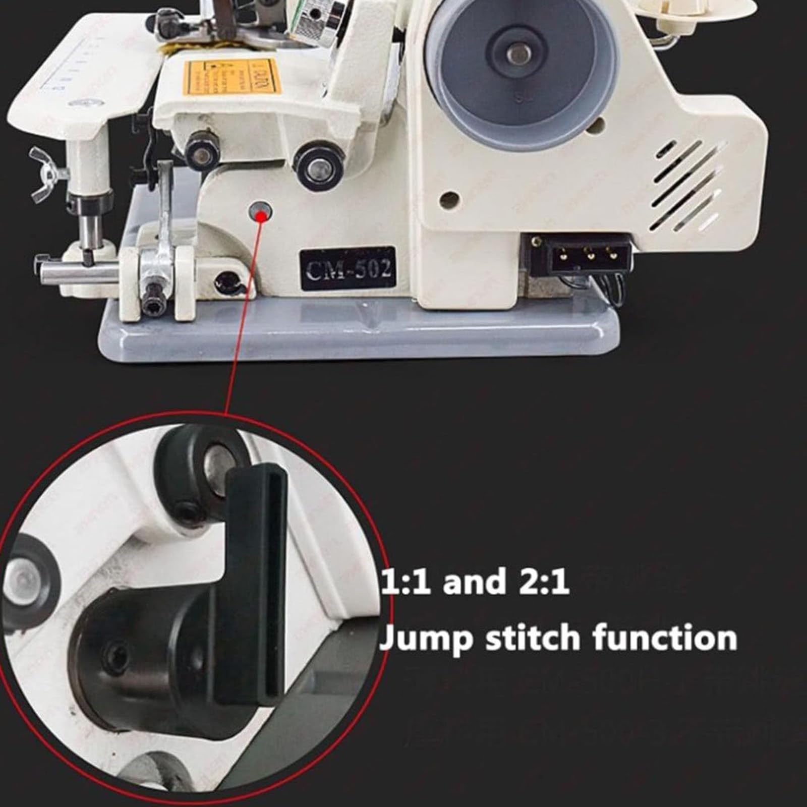 Máquina De Dobladillo De Puntada Invisible con 10 Agujas para Arreglos Profesionales - Máquina De Coser Y Bordar Portátil para Dobladillos De Pantalones con Pedal