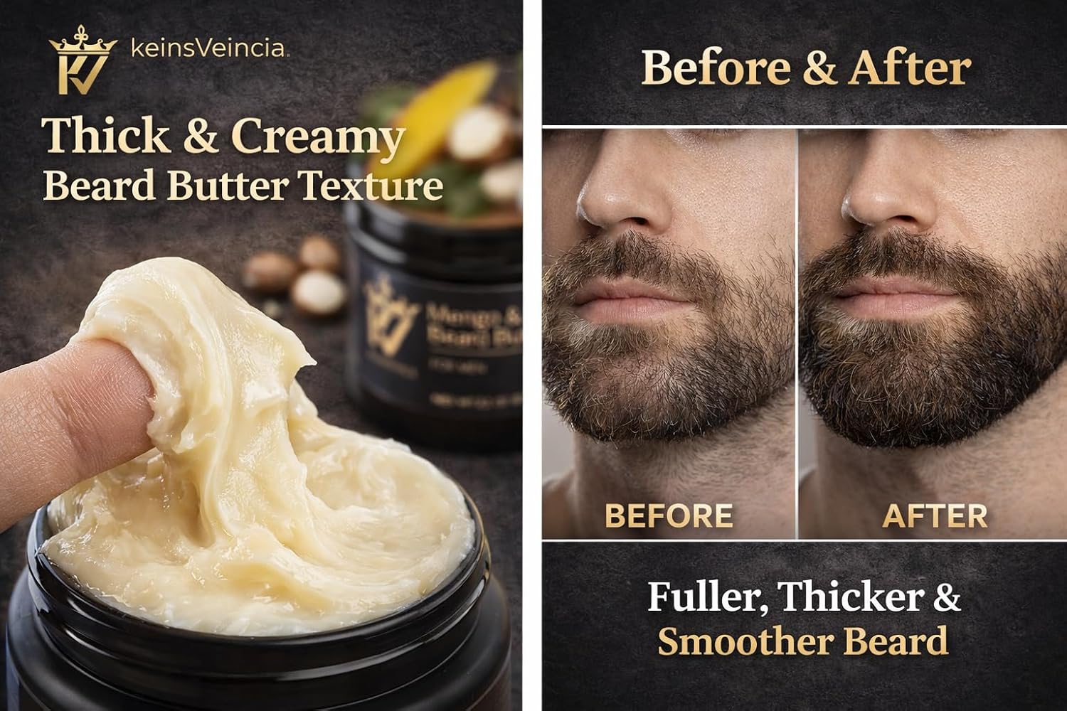 Soothing Argan & Castor Beard Oil for Men – Hydrating & Nourishing Beard Conditioner – Softens, Tames & Promotes Healthy Growth – 1 fl oz (3, 2 bottles)