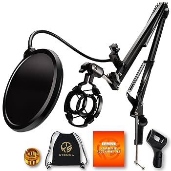 ⬛︎美品⬛︎バラ売り可　コンデンサーマイク、スタンド、フィルター、ケーブルフルセット ⬛︎美品⬛︎バラ売り可 コンデンサーマイク、スタンド