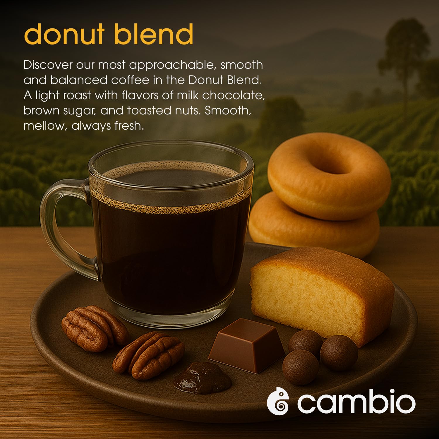 Cambio Roasters Donut Blend Light Roast Organic Coffee Pods - The Only Organic Recyclable Aluminum Coffee Pods, Small Batch Roasted, Keurig Compatible, Balanced Flavor, Longer Lasting Freshness, 60 Count - Image 3