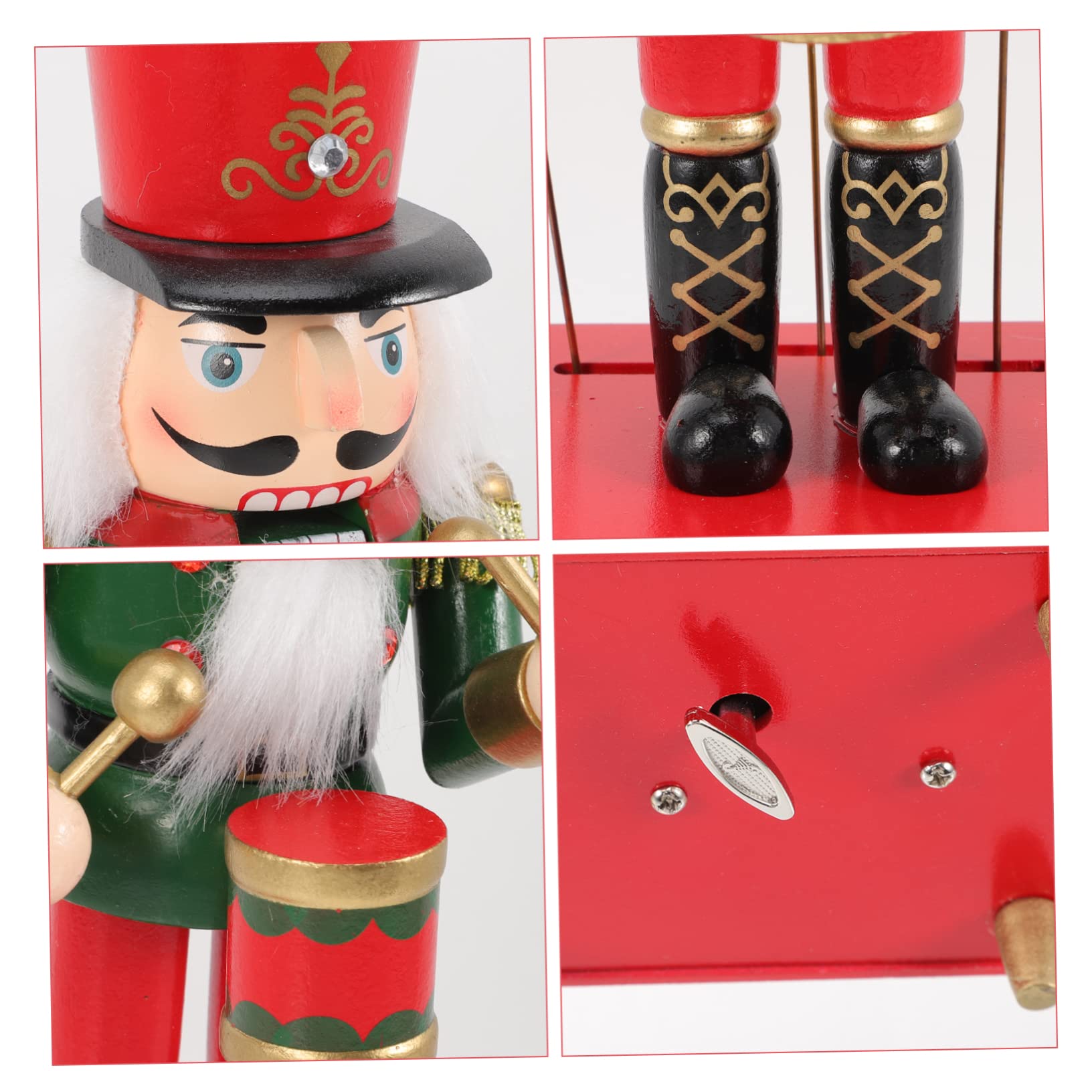 Xmas Nutcracker Music Box Caja Musical para Navidad y Año Diseño De Nutcracker y para Decoración De y Celebraciones