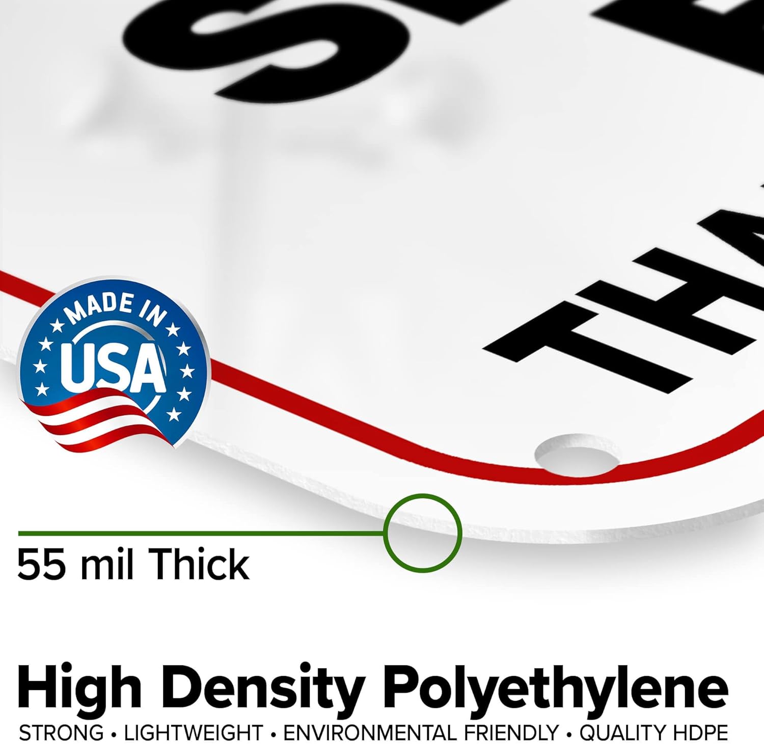 This Is a Smoke Free Building Thank You for Not Smoking Sign, 12x18 Inches, 55 mil thick HDPE (high density polyethylene), Made in USA by My Sign Center