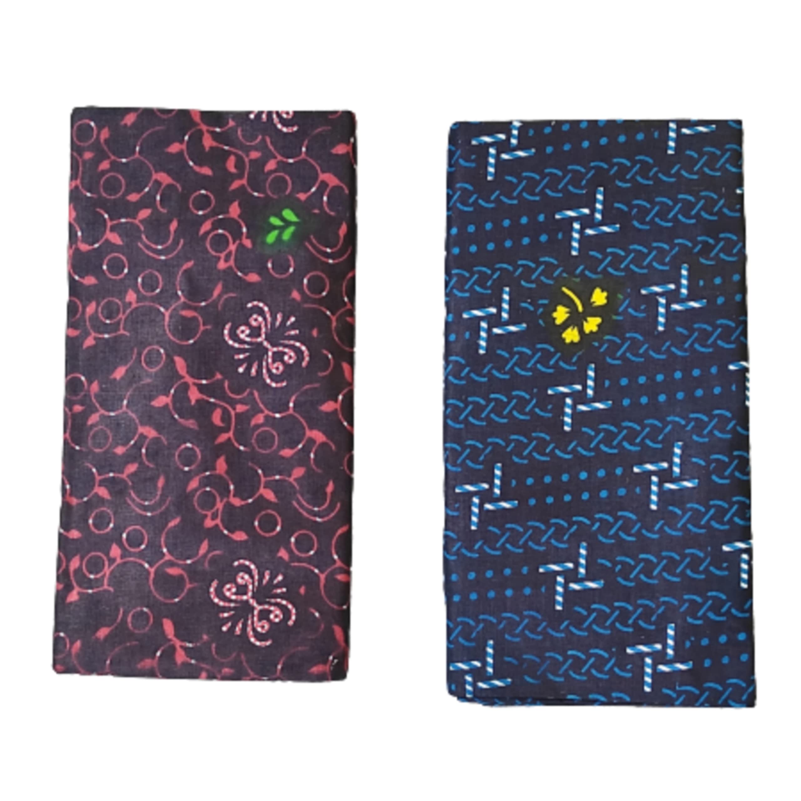kakumanu 100% PureCotton Printed Lungis for Men (MultiColoured pack of 2) 2 Meter-picture-48