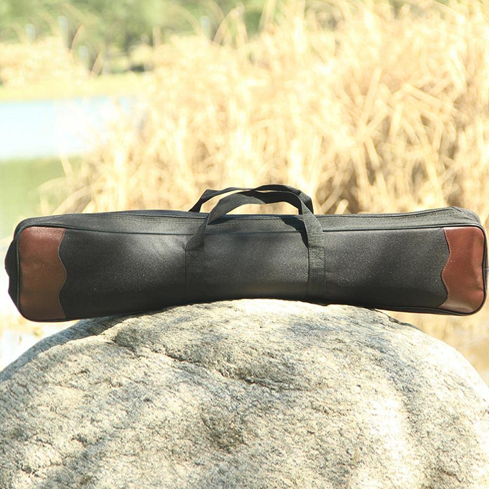 Alomejor Sac à Arc Classique, Sac à Main de Tir à l'arc en Plein Air avec Poignée élargie et Bandoulière Réglable, à Dos de Flèche en Toile de Grande capacité