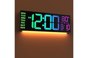 JALL 16" Big Digital Wall Clock: Large Display, Enhanced Visibility